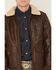 Image #3 - Urban Republic Boys' Faux Leather Aviator Jacket, Dark Brown, hi-res