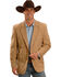 Image #1 - Circle S Men's Embroidered Micro-Suede Sportcoat, Camel, hi-res