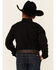 Image #4 - Cinch  Boys' Long Sleeve Shirt, Black, hi-res
