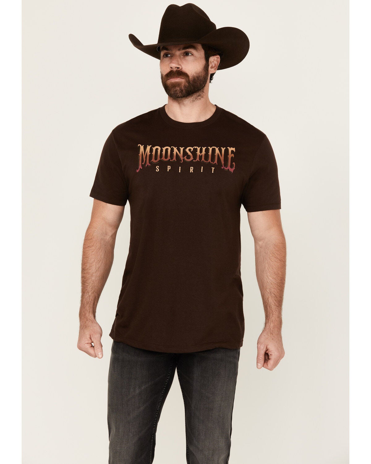 Moonshine Spirit&reg; Men's Come Alive Short Sleeve Graphic T-Shirt, Brown, hi-res