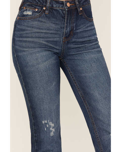 Cleo + Wolf Women's Slim Straight Signature Pocket Denim Jeans | Boot Barn