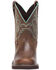 Justin Women's Gemma Brown Western Boots - Round Toe, Dark Brown, hi-res