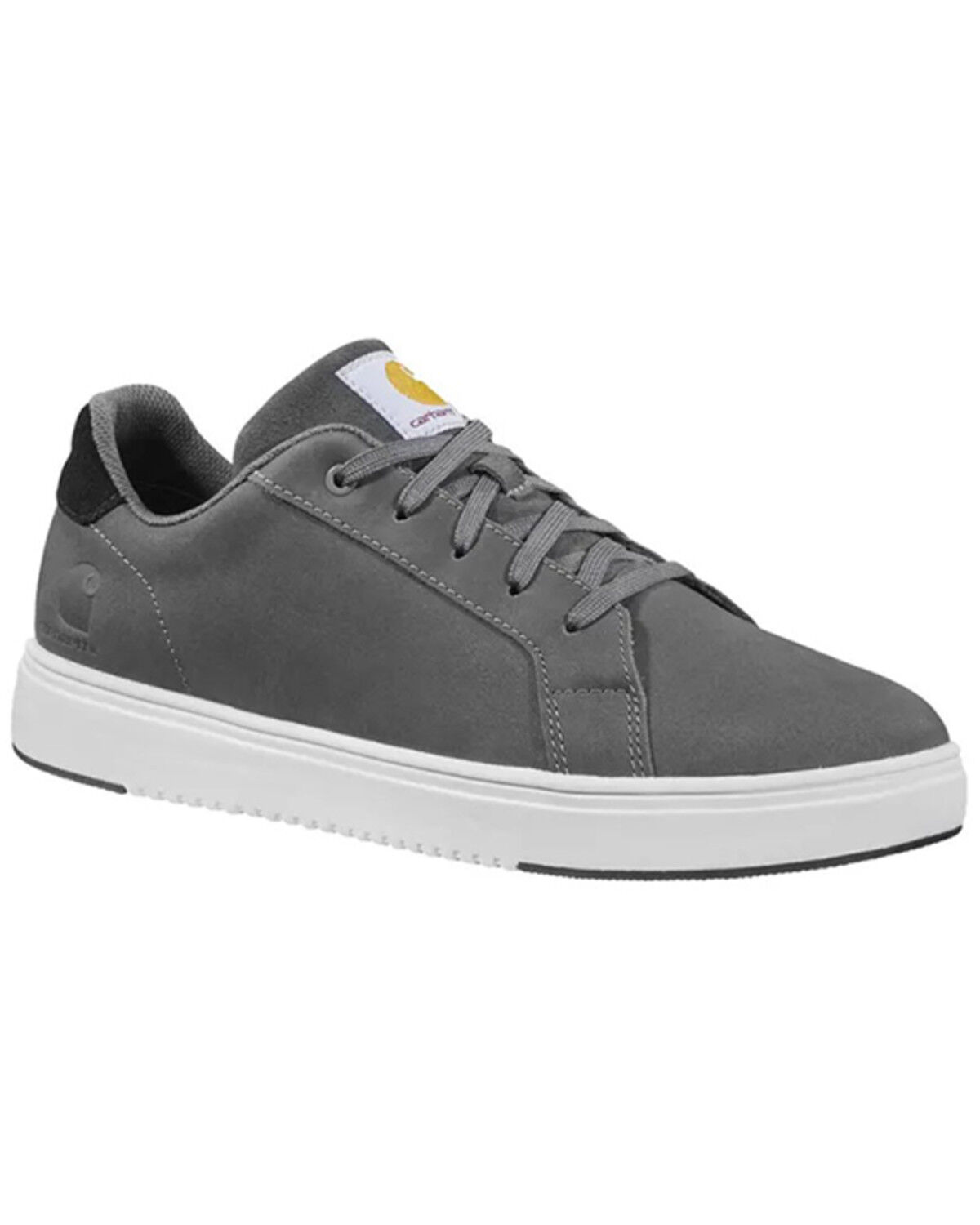 Image #1 - Carhartt Men's Detroit Leather Work Sneakers - Soft Toe, Medium Grey, hi-res