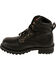 Image #3 - Milwaukee Leather Men's 6" Side Buckle Boots - Round Toe - Wide , Black, hi-res