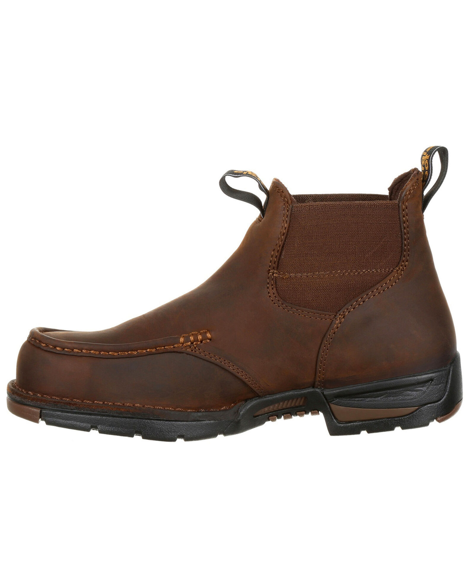 Georgia Boot Men s Chelsea Waterproof Work Boots Moc Toe Boot Barn