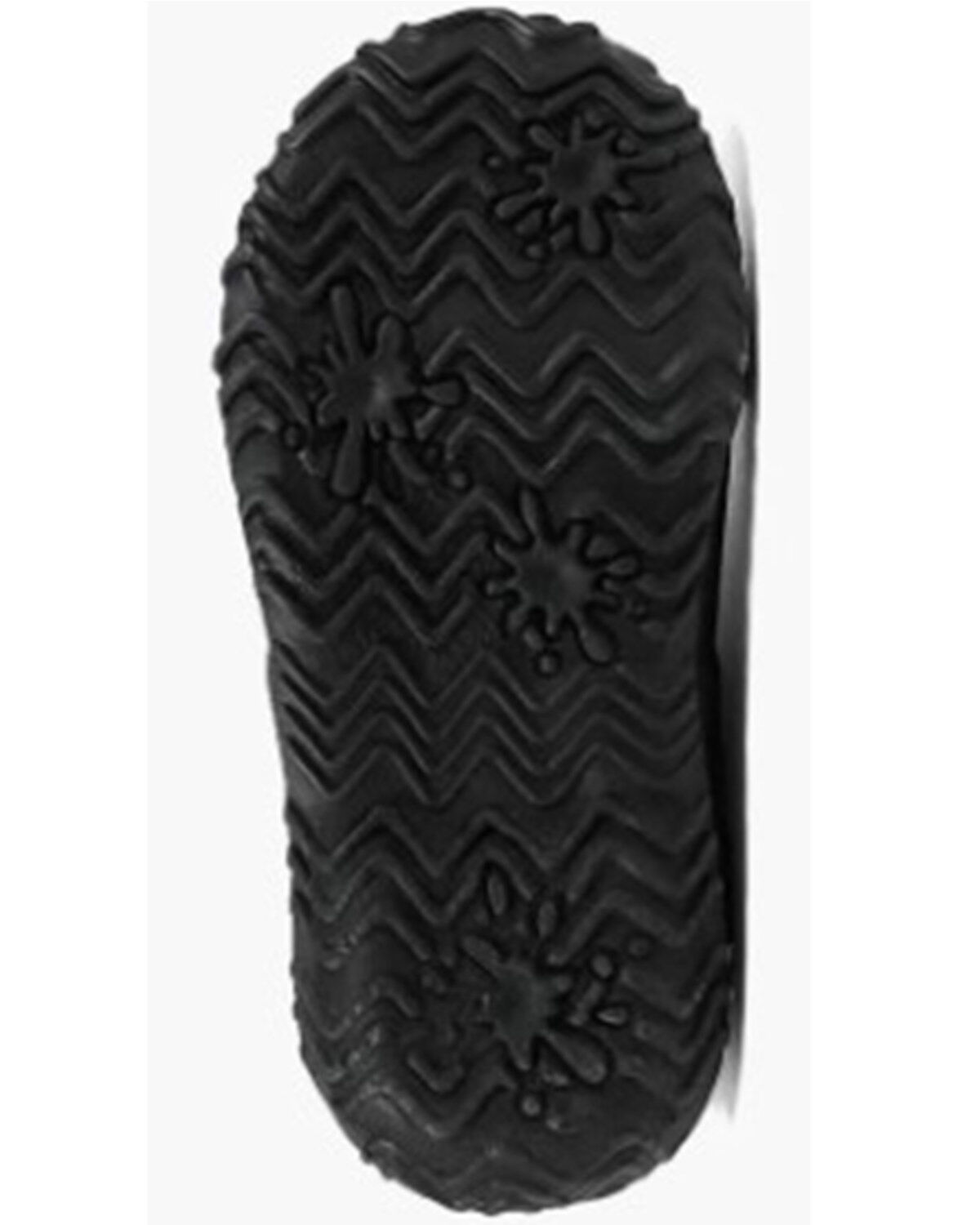 Image #5 - Bogs Girls' Glitter Rain Boots - Round Toe, Black, hi-res