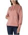 Image #1 - Carhartt Women's Oversized Midweight Graphic Work Hoodie, Rose, hi-res