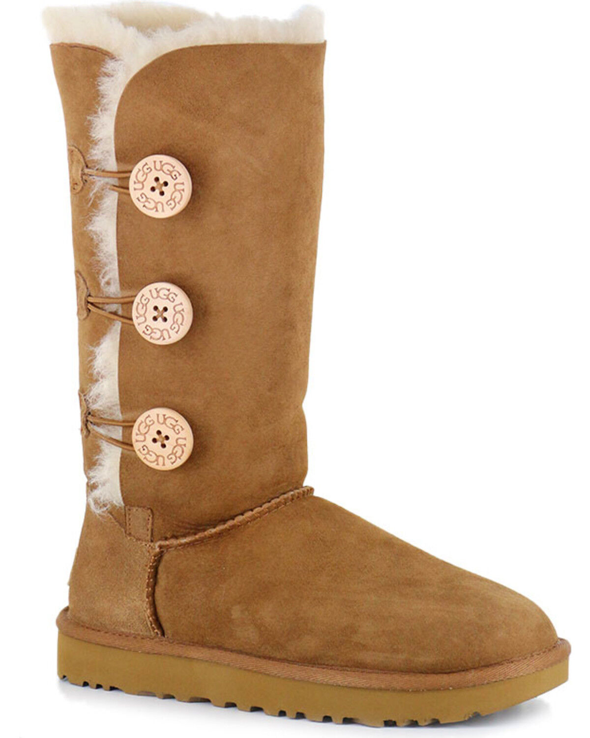 tan ugg boots with buttons 