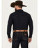 Image #4 - Gibson Trading Co Men's Southside Long Sleeve Snap Western Shirt, Navy, hi-res