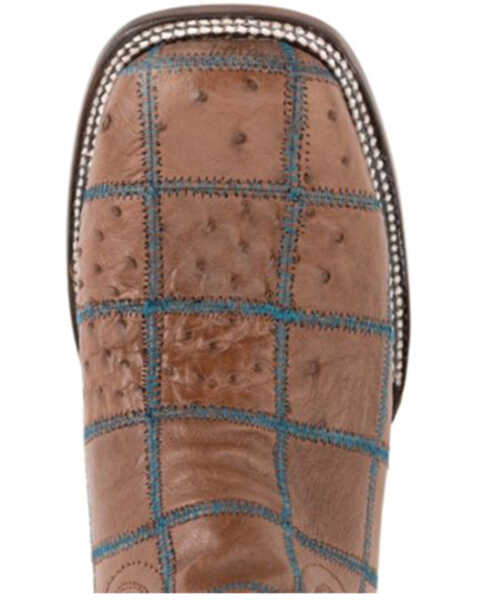Image #6 - Ferrini Men's Ostrich Patch Exotic Western Boots, Kango, hi-res