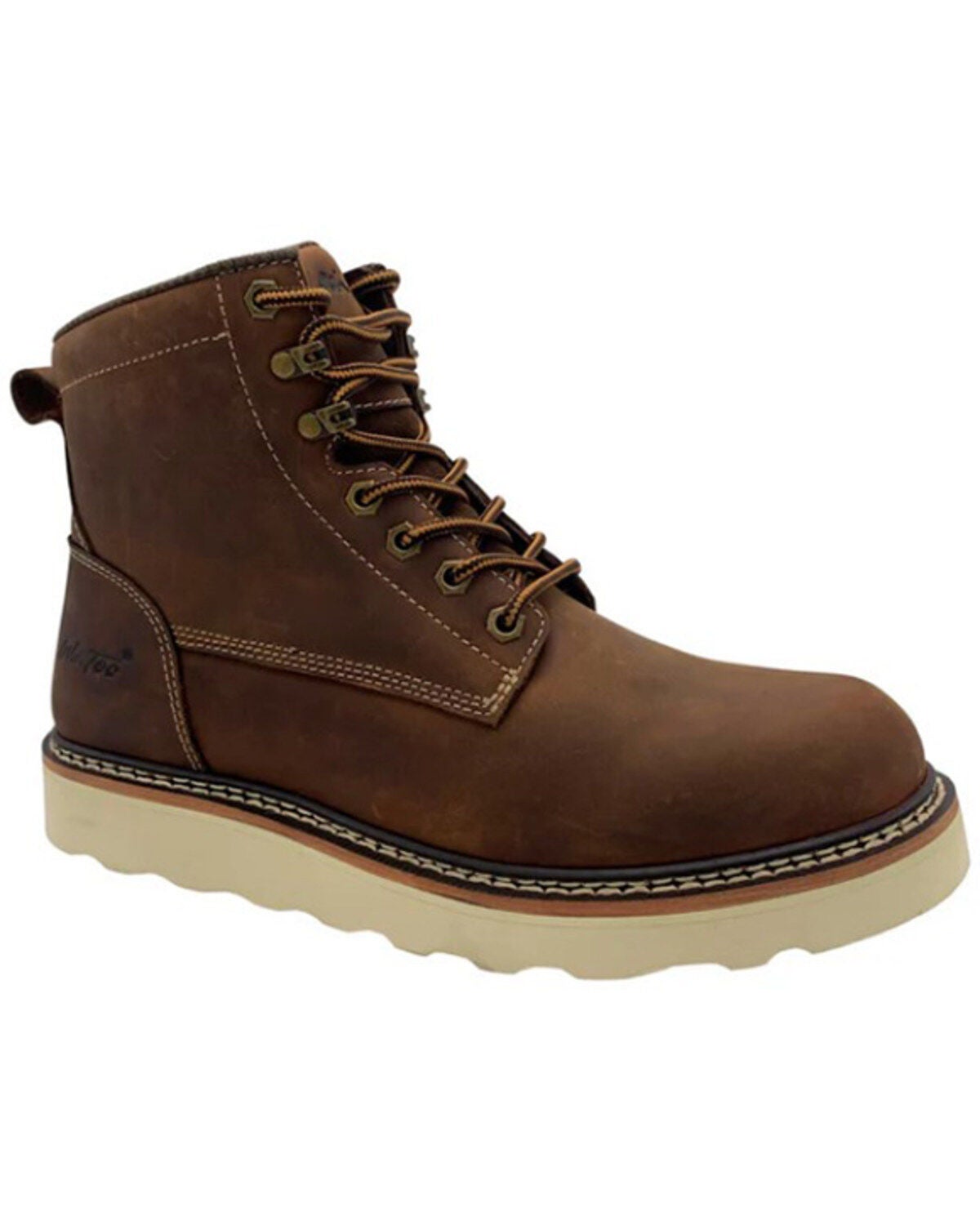 AdTec Men's 6" Meadow Work Boots - Composite Toe, Brown, hi-res