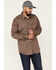 Image #1 - Cinch Men's FR Plaid Print Lightweight Long Sleeve Work Shirt , , hi-res