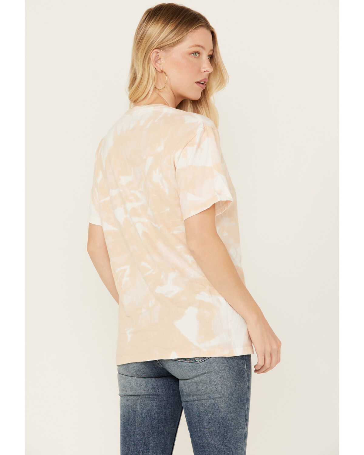 Image #4 - Bohemian Cowgirl Women's Rodeo Rodeo Rodeo Bleached Short Sleeve Graphic Tee, Tan, hi-res