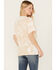Image #4 - Bohemian Cowgirl Women's Rodeo Rodeo Rodeo Bleached Short Sleeve Graphic Tee, Tan, hi-res