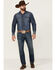 Ariat Men's M8 Grafton Sebastain Dark Wash Modern Stretch Slim Fit Jeans , Blue, hi-res