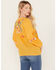 Image #4 - Johnny Was Women's Marissa Floral Embroidered Long Sleeve Pintuck Blouse, Gold, hi-res