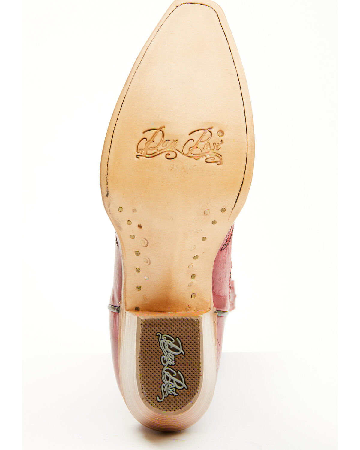 Image #7 - Dan Post Women's Mesa Tall Western Boots - Snip Toe, Red, hi-res