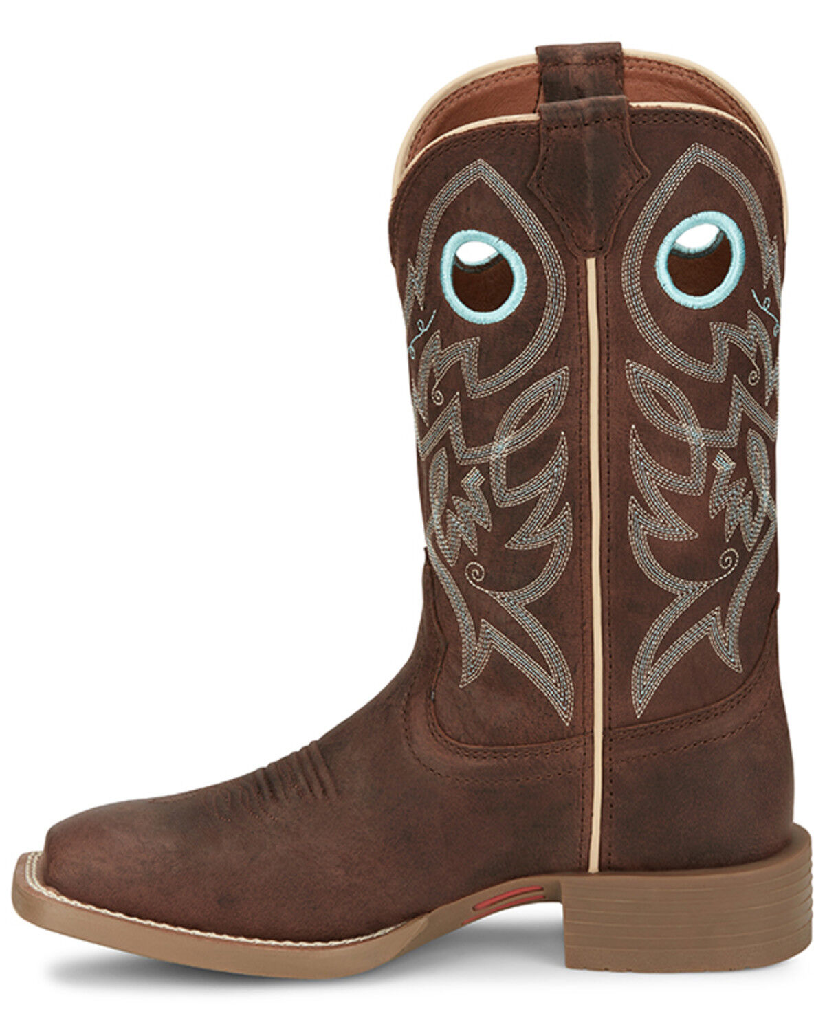 Image #3 - Justin Women's Liberty Western Boots - Broad Square Toe, Brown, hi-res