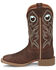 Image #3 - Justin Women's Liberty Western Boots - Broad Square Toe, Brown, hi-res