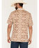Image #4 - RANK 45&reg; Men's Southwestern Print Short Sleeve Button-Down Polo Shirt, Tan, hi-res