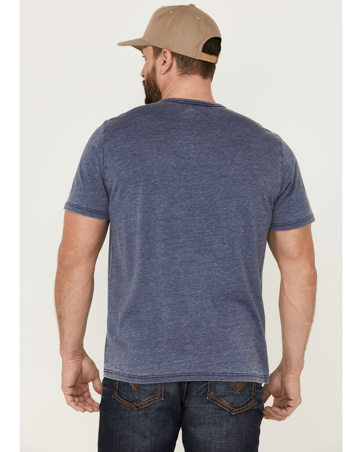 Image #4 - Flag & Anthem Men's Scenic Mountain Burnout Graphic T-Shirt, Navy, hi-res