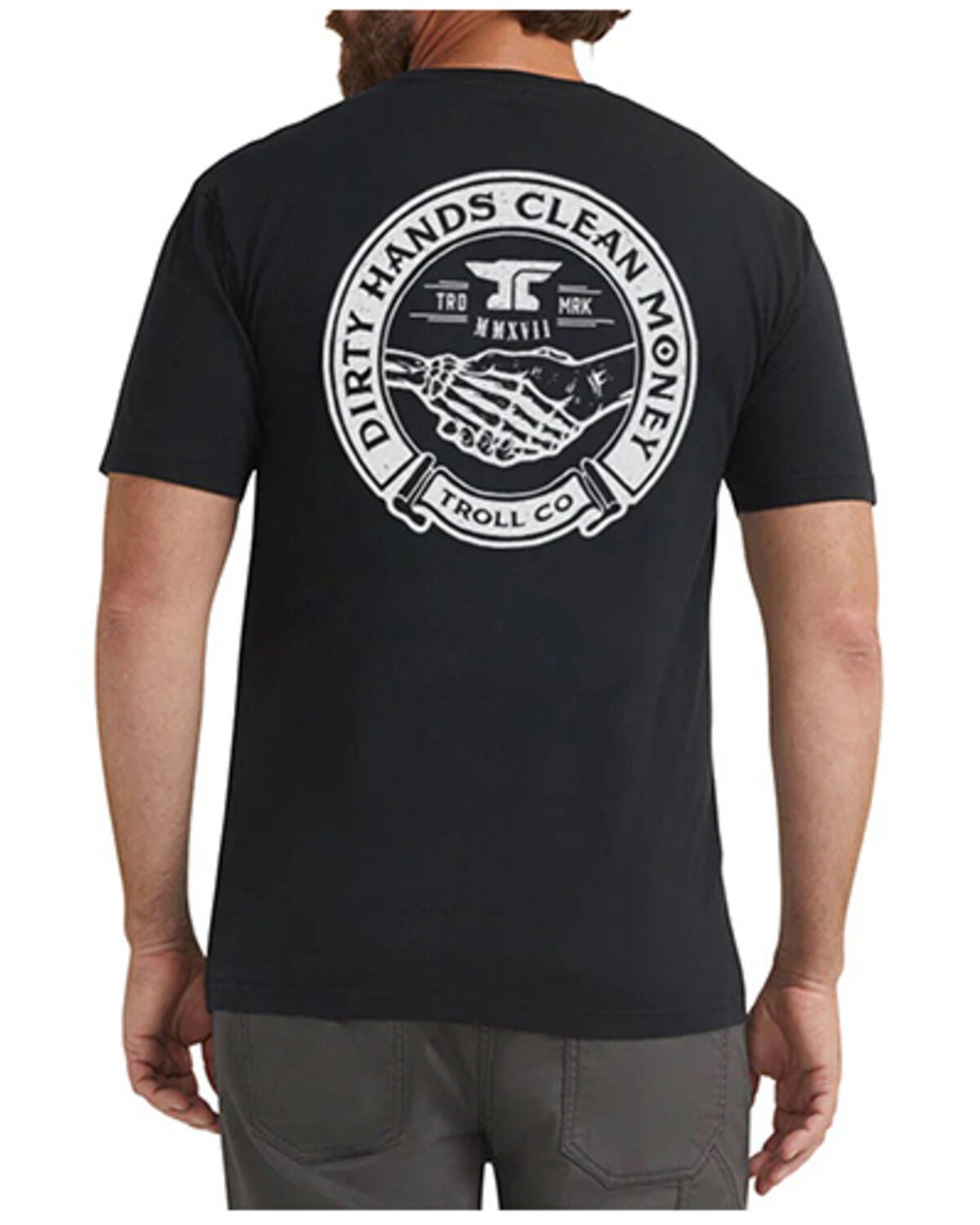 Image #1 - Troll Co Men's Haggler Short Sleeve Graphic T-Shirt, Black, hi-res