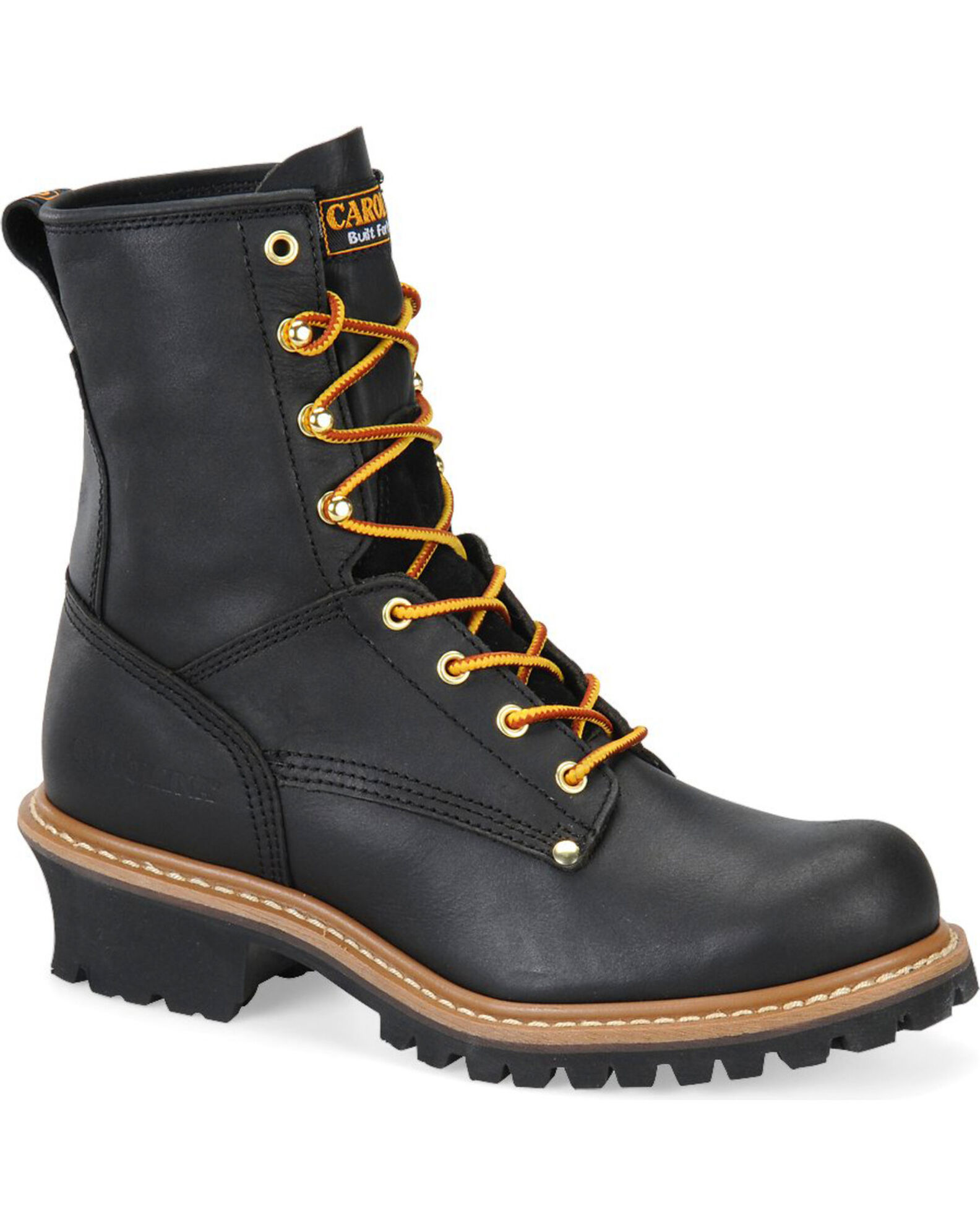 Carolina Men s Logger Boots Round Toe Boot Barn