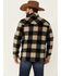 Cody James Men's Lumber Jack Buffalo Check Polar Fleece 1/4 Zip Pullover - Tan, Tan, hi-res