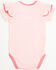 Image #3 - Wrangler Infant Girls' Horse Onesie, Pink, hi-res
