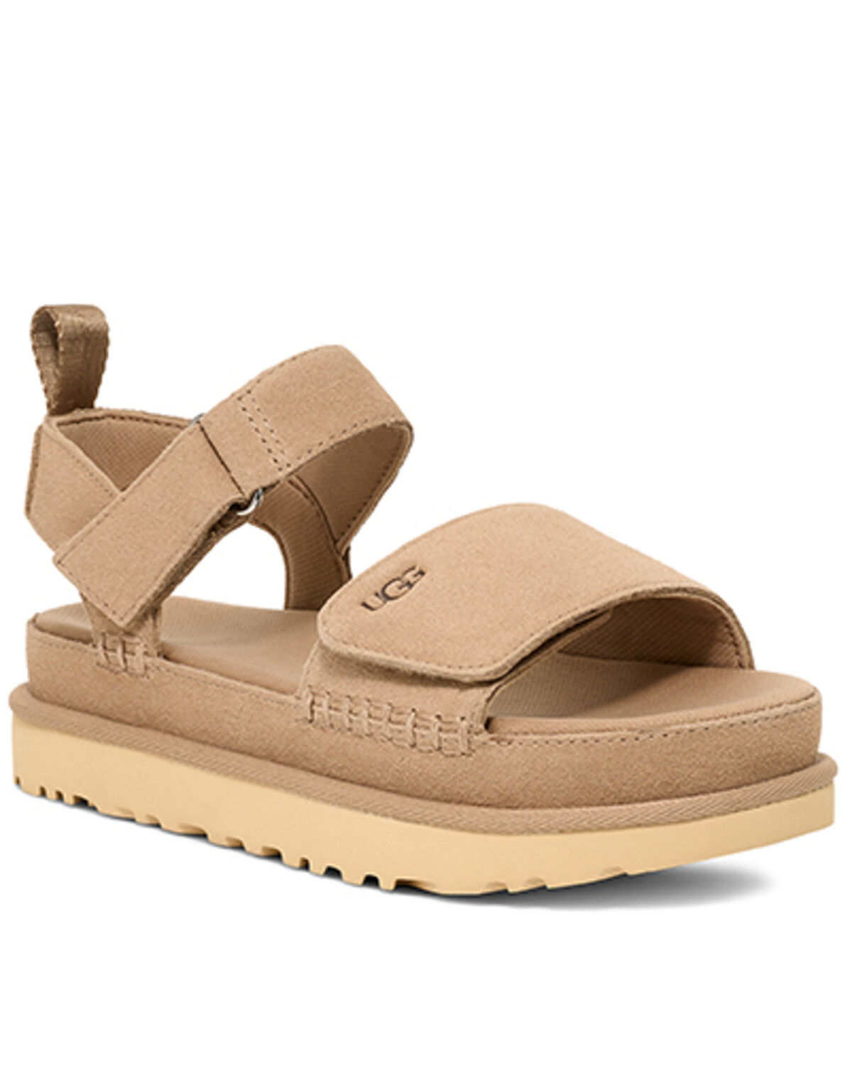 Image #1 - UGG Women's Goldenstar Platform Sandals, Sand, hi-res