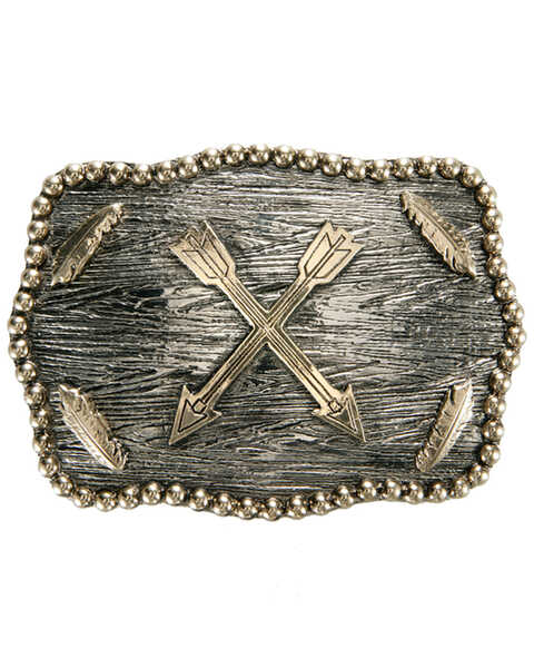 AndWest Crossed Arrows Iconic Buckle, Gold, hi-res