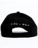 Image #3 - Cleo + Wolf Women's Corduroy Lightning Bolt Embroidered Ball Cap, Black, hi-res