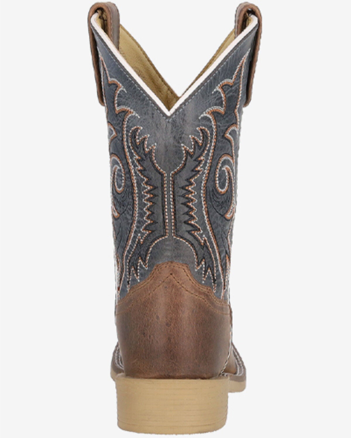 Image #4 - Smoky Mountain Little Boys' Frisco Performance Western Boots - Broad Square Toe, Grey, hi-res