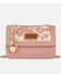 Image #1 - Wrangler X Boot Barn Women's Cow Print Shoulder Bag with Charm, Pink, hi-res