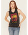 Image #1 - Bohemian Cowgirl Women's Distressed Cowboy Take Me Away Graphic Tank, Black, hi-res