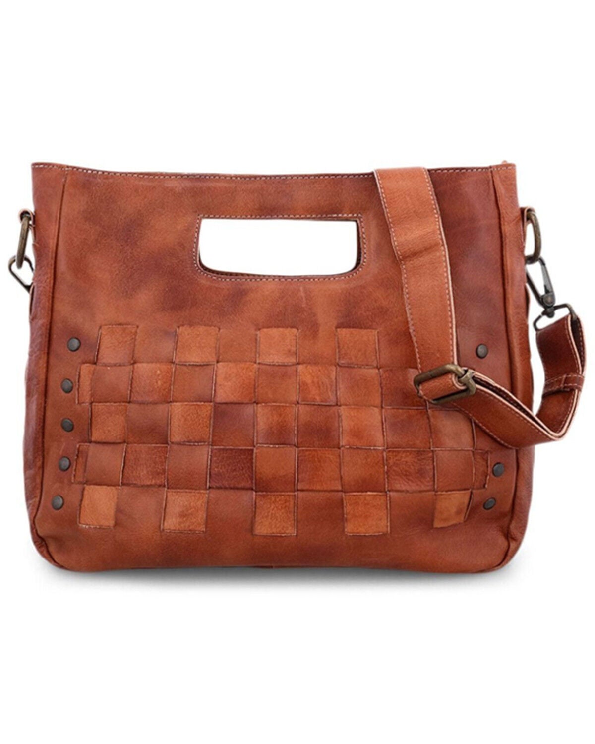 Bed Stu Women's Orchid Dip Dye Crossbody Handbag, Tan, hi-res
