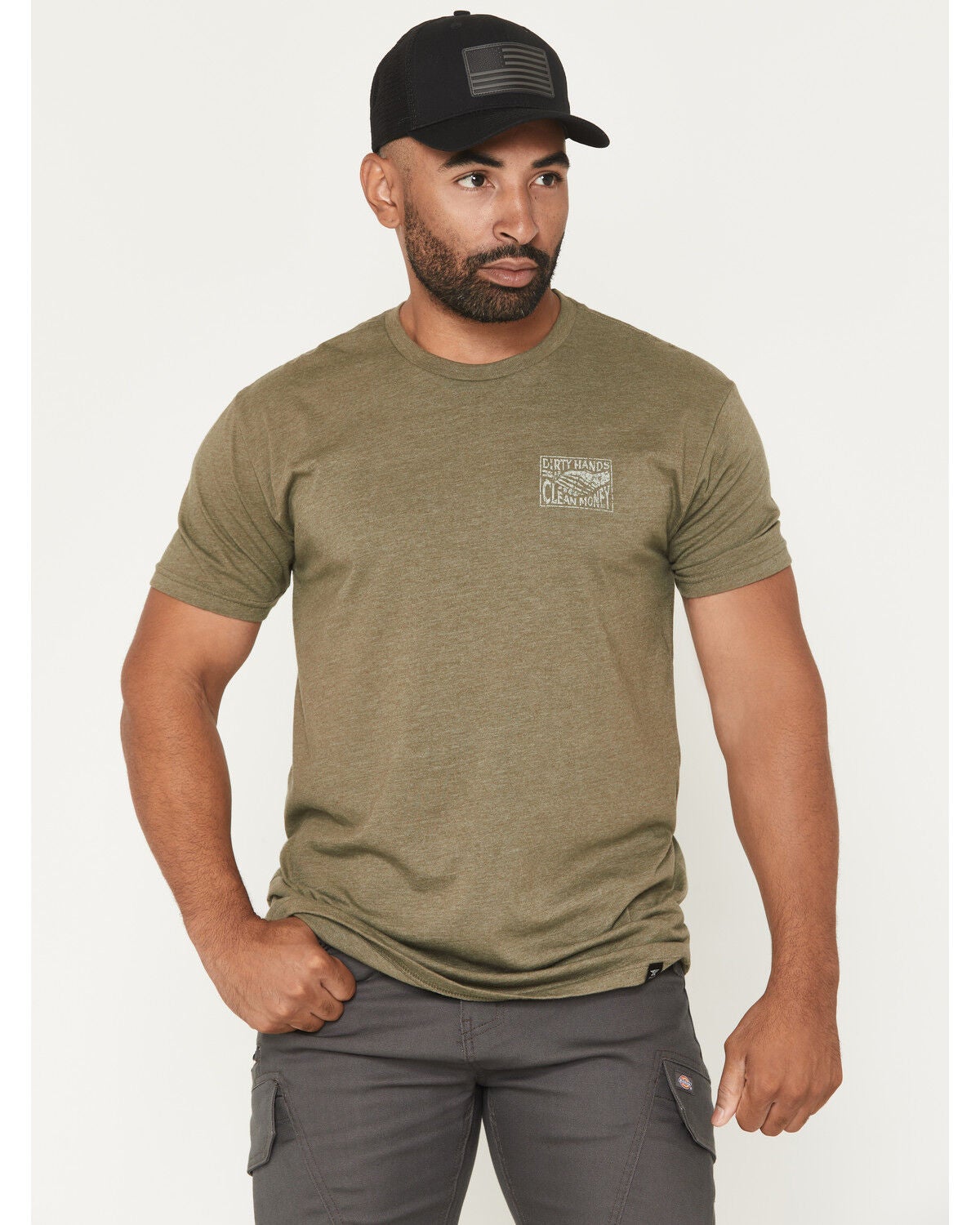 Image #2 - Troll Co Men's Haggler Box Short Sleeve Graphic T-Shirt, Green, hi-res