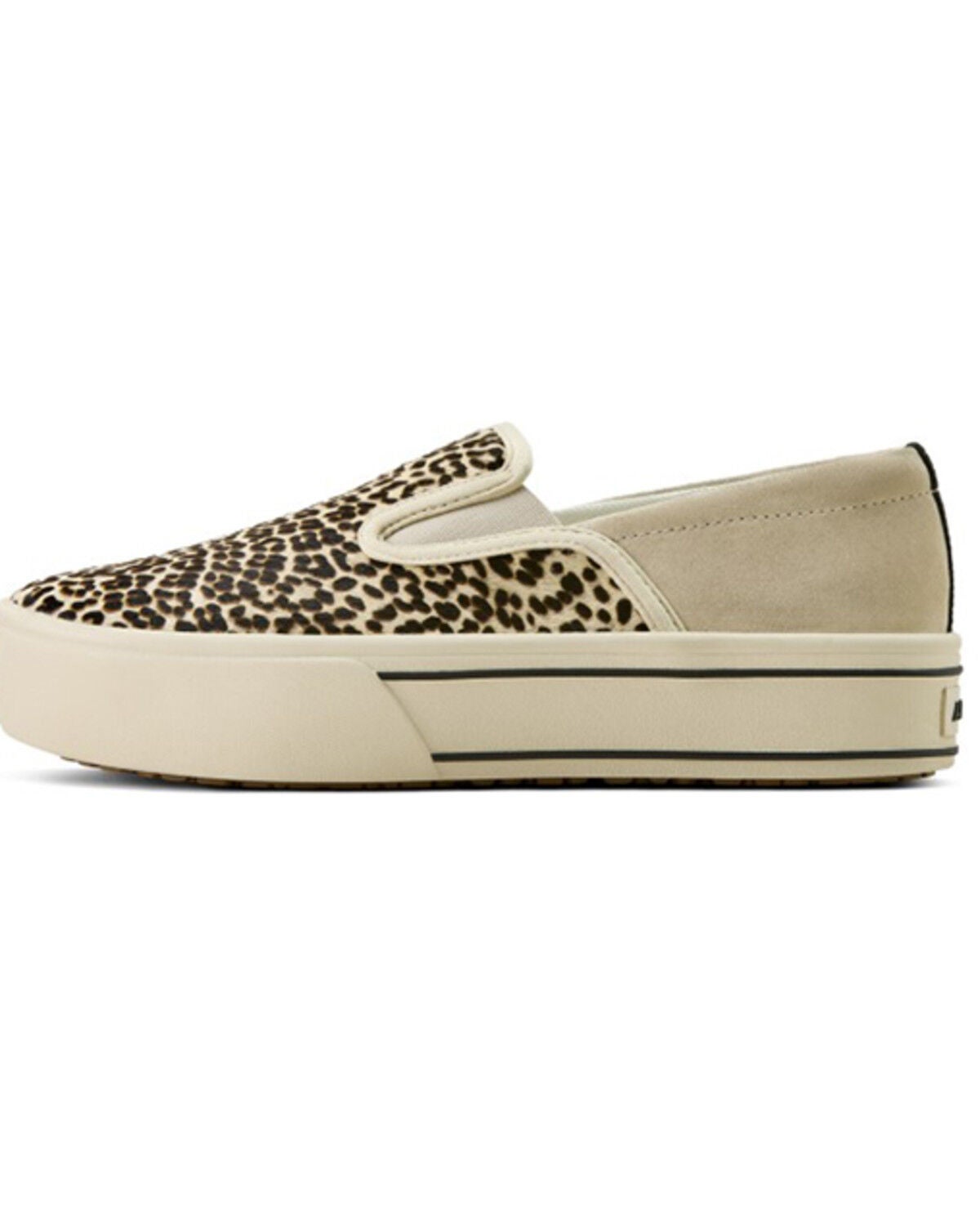 Image #2 - Ariat Women's Skylar Leopard Print Hair-On Slip-On Casual Shoes, Cheetah, hi-res
