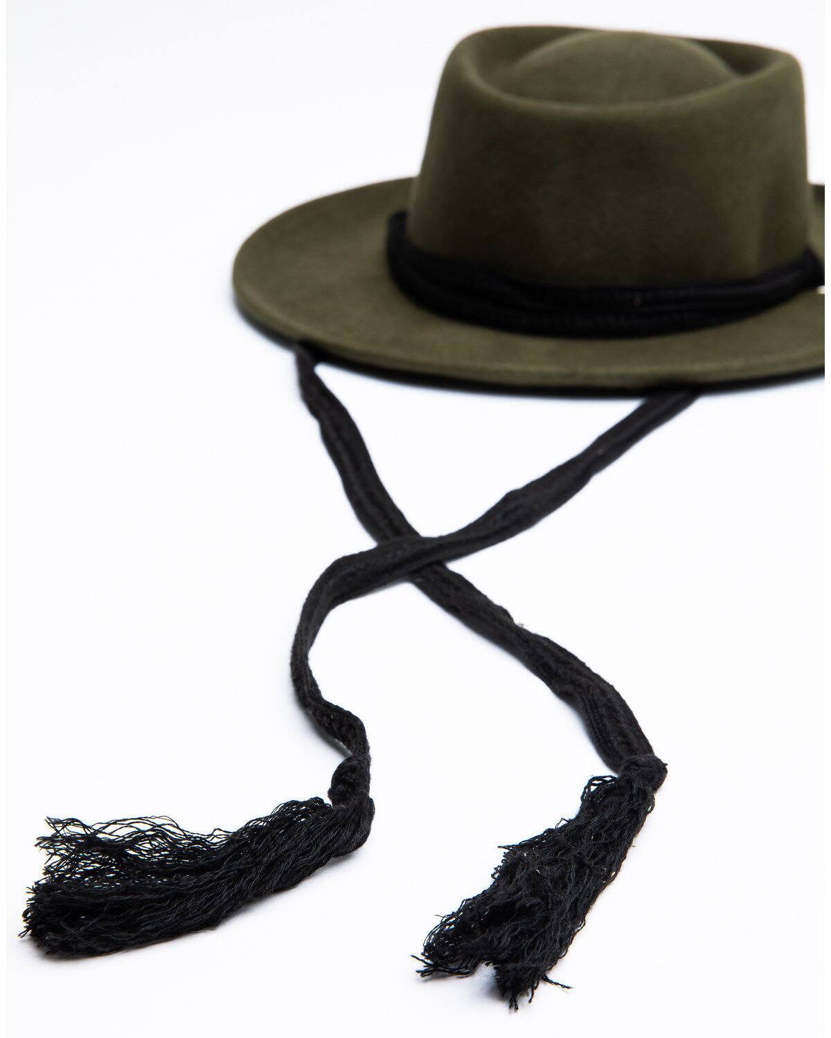 Image #3 - Shyanne Women's Moss Green Wool-Felt Gambler Hat, Moss Green, hi-res