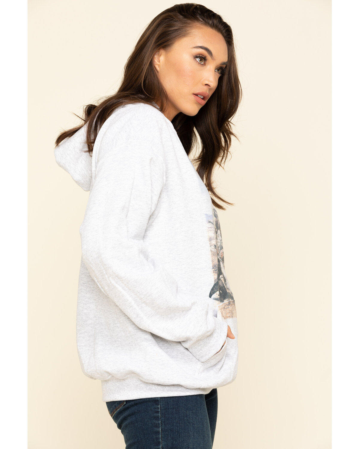 Image #5 - Cowgirl Tuff Women's Desert Scene Hoodie, , hi-res