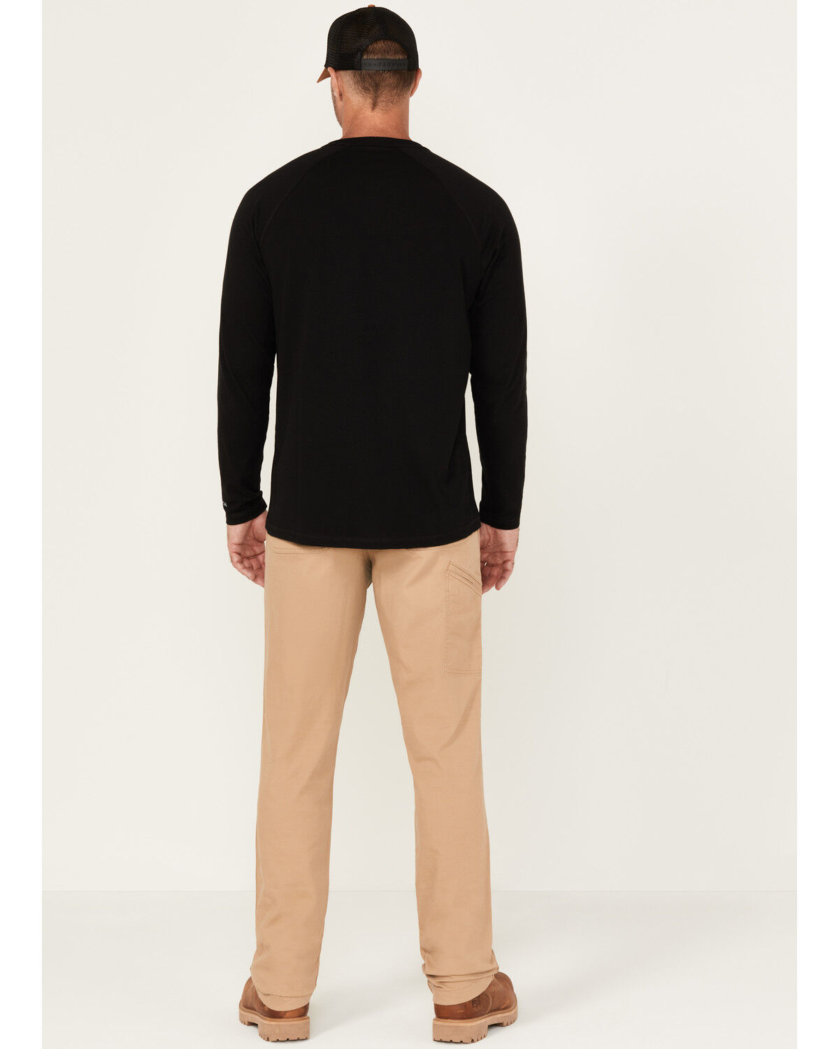 Image #3 - Carhartt Men's Rugged Flex® Rigby Dungaree Stretch Work Pants, Tan, hi-res