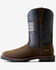 Image #2 - Ariat Men's Activator Patriot Waterproof Pull-On Work Boots - Steel Toe, Brown, hi-res