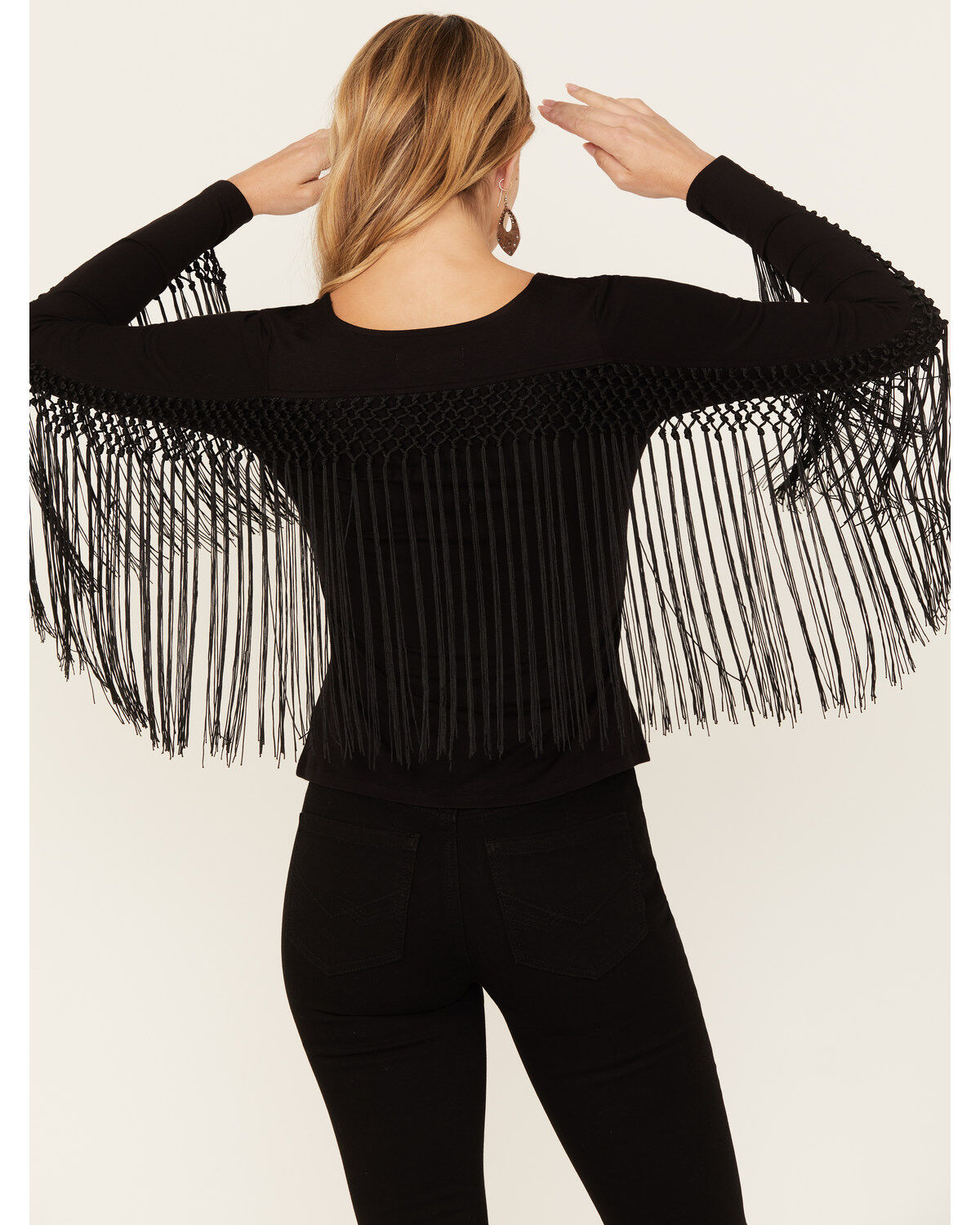 Image #4 - Idyllwind Women's Elsie Kimono Fringe Top, , hi-res