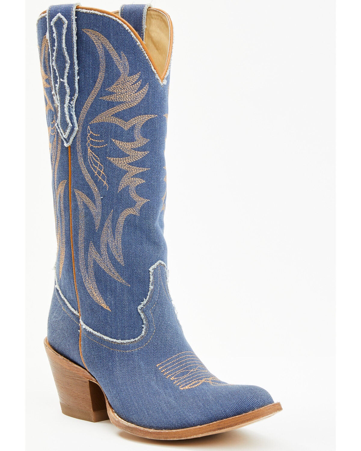 Idyllwind Women's Charmed Life Denim Western Boots - Round Toe, Blue, hi-res