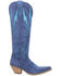 Image #2 - Dingo Women's Thunder Road Western Boots - Snip Toe, Blue, hi-res