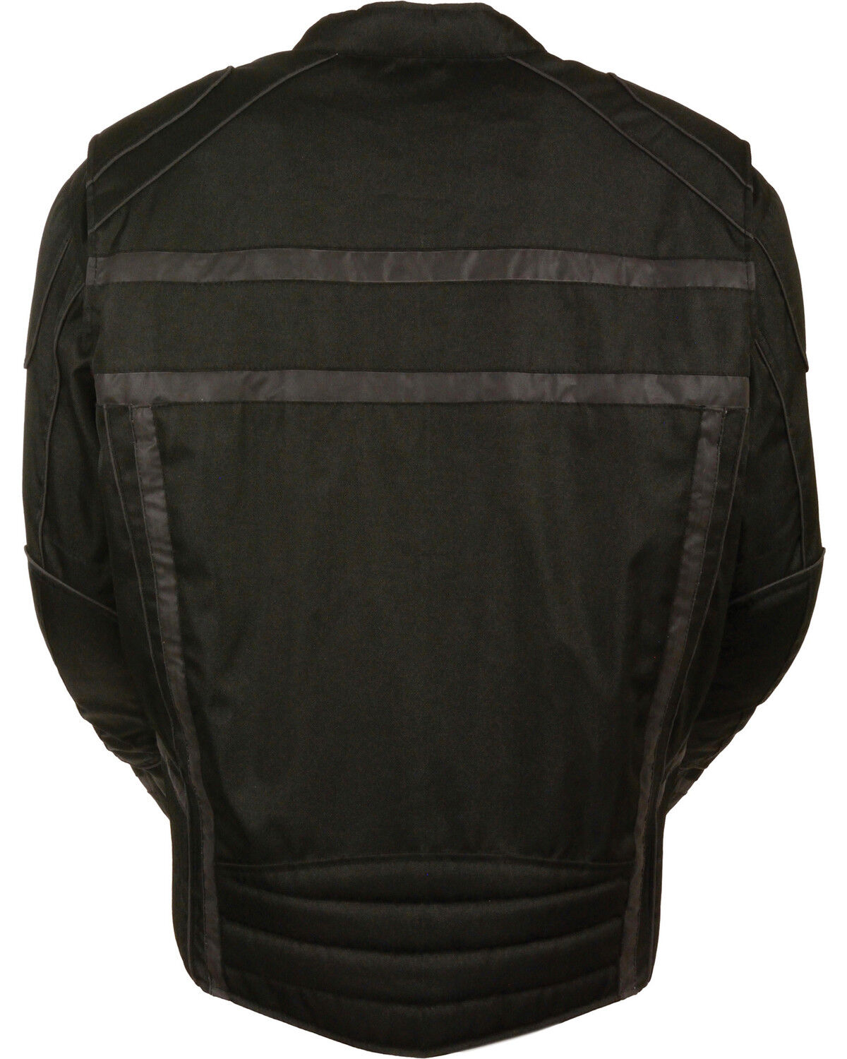 Image #3 - Milwaukee Leather Vented Reflective Jacket - Big 4X, Black, hi-res