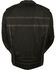Image #3 - Milwaukee Leather Vented Reflective Jacket - Big 4X, Black, hi-res