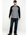 Image #5 - Hawx Men's Black Baseball Raglan Crew Long Sleeve Work Shirt, , hi-res