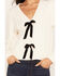 Image #3 - Sadie & Sage Women's Bow Cardigan, Cream, hi-res