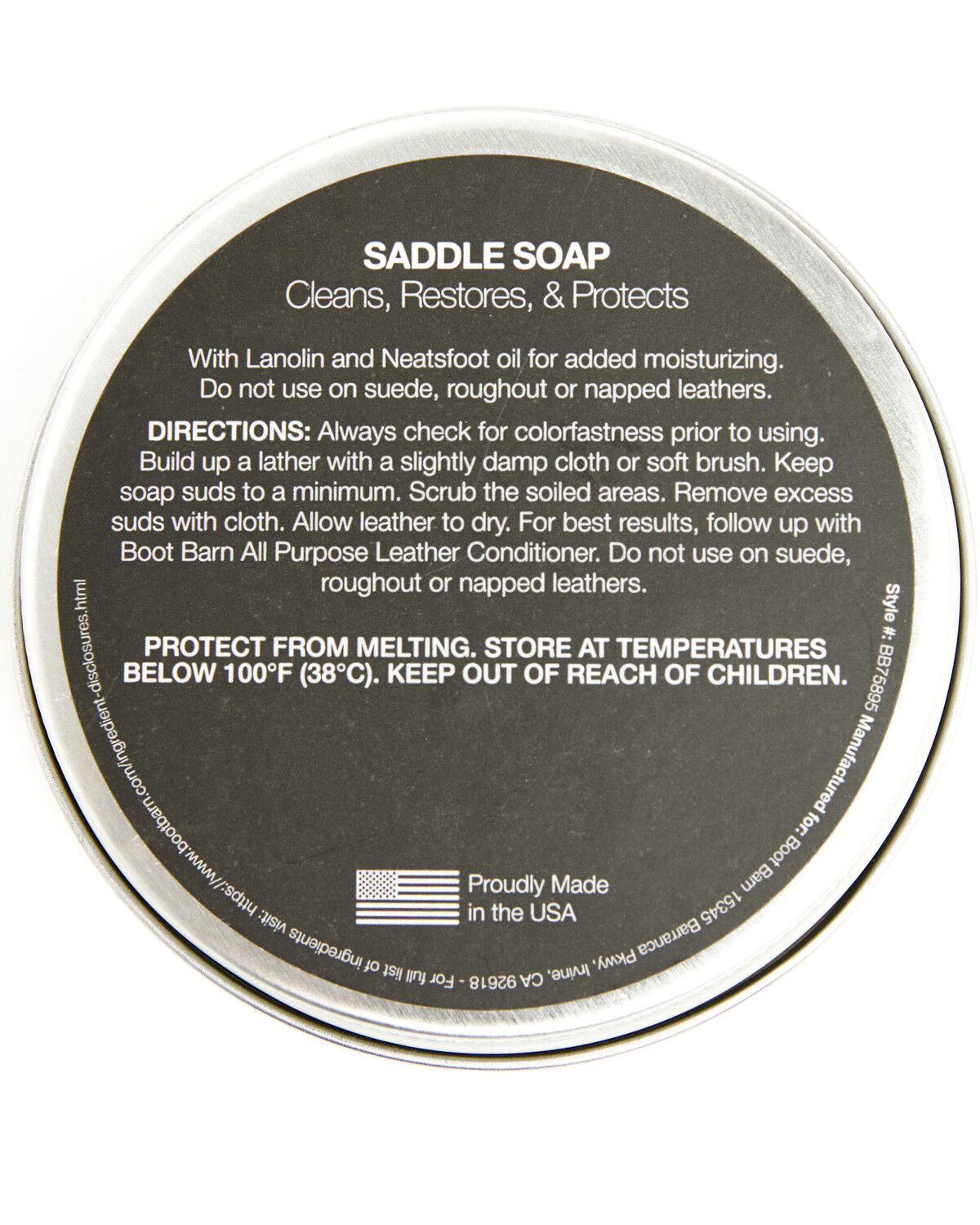 Image #3 - Boot Barn Saddle Soap, Natural, hi-res